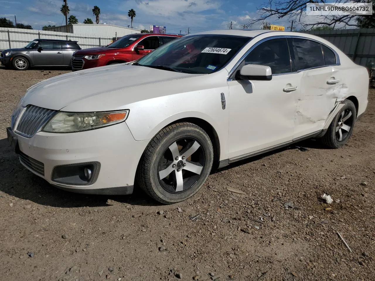 2011 Lincoln Mks VIN: 1LNHL9DR6BG604732 Lot: 72604674