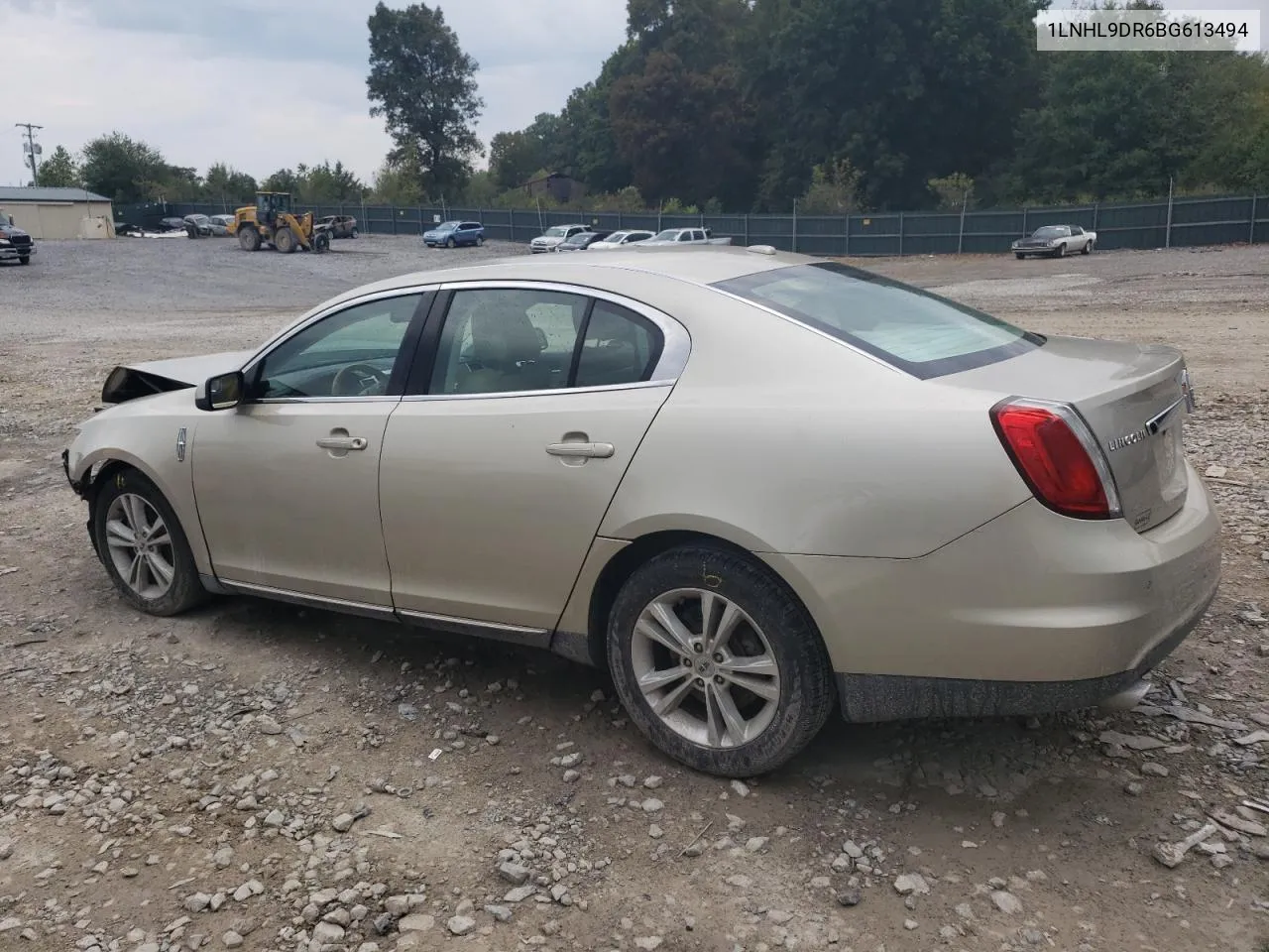 1LNHL9DR6BG613494 2011 Lincoln Mks