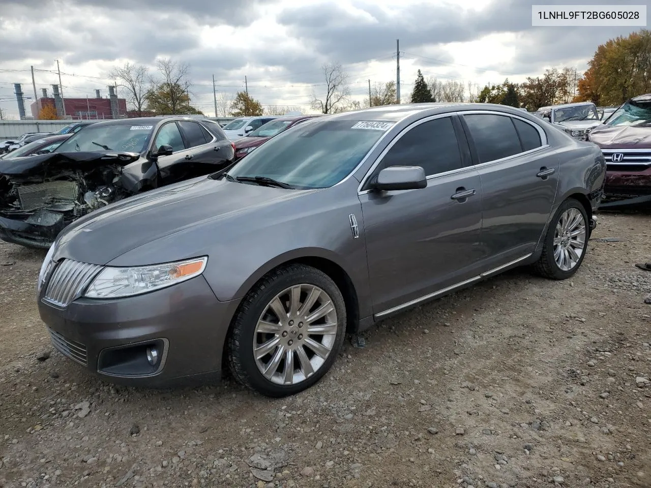 2011 Lincoln Mks VIN: 1LNHL9FT2BG605028 Lot: 77504324