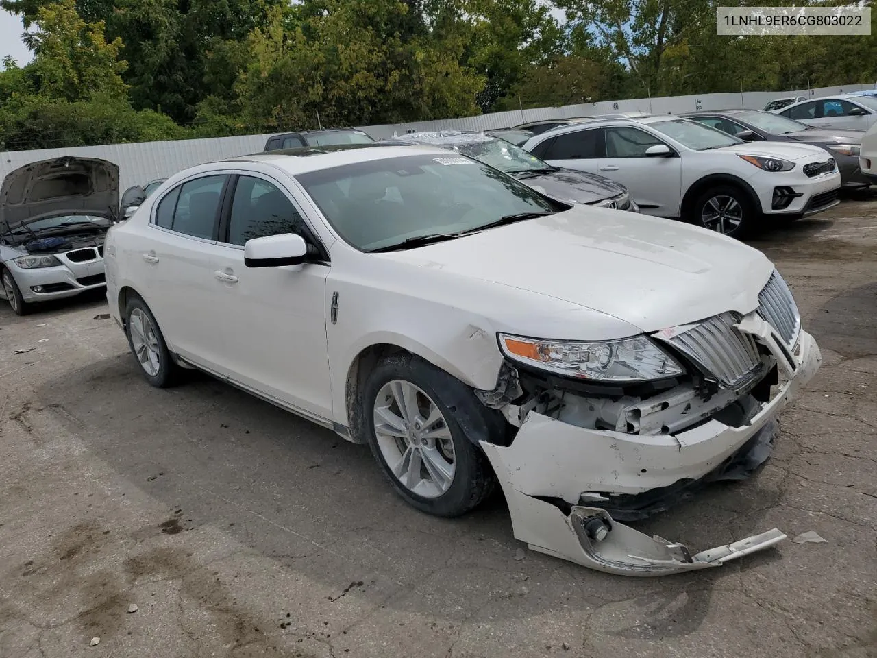 2012 Lincoln Mks VIN: 1LNHL9ER6CG803022 Lot: 69800314