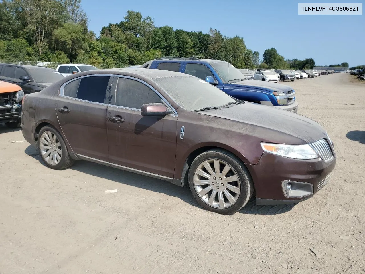 2012 Lincoln Mks VIN: 1LNHL9FT4CG806821 Lot: 70404554