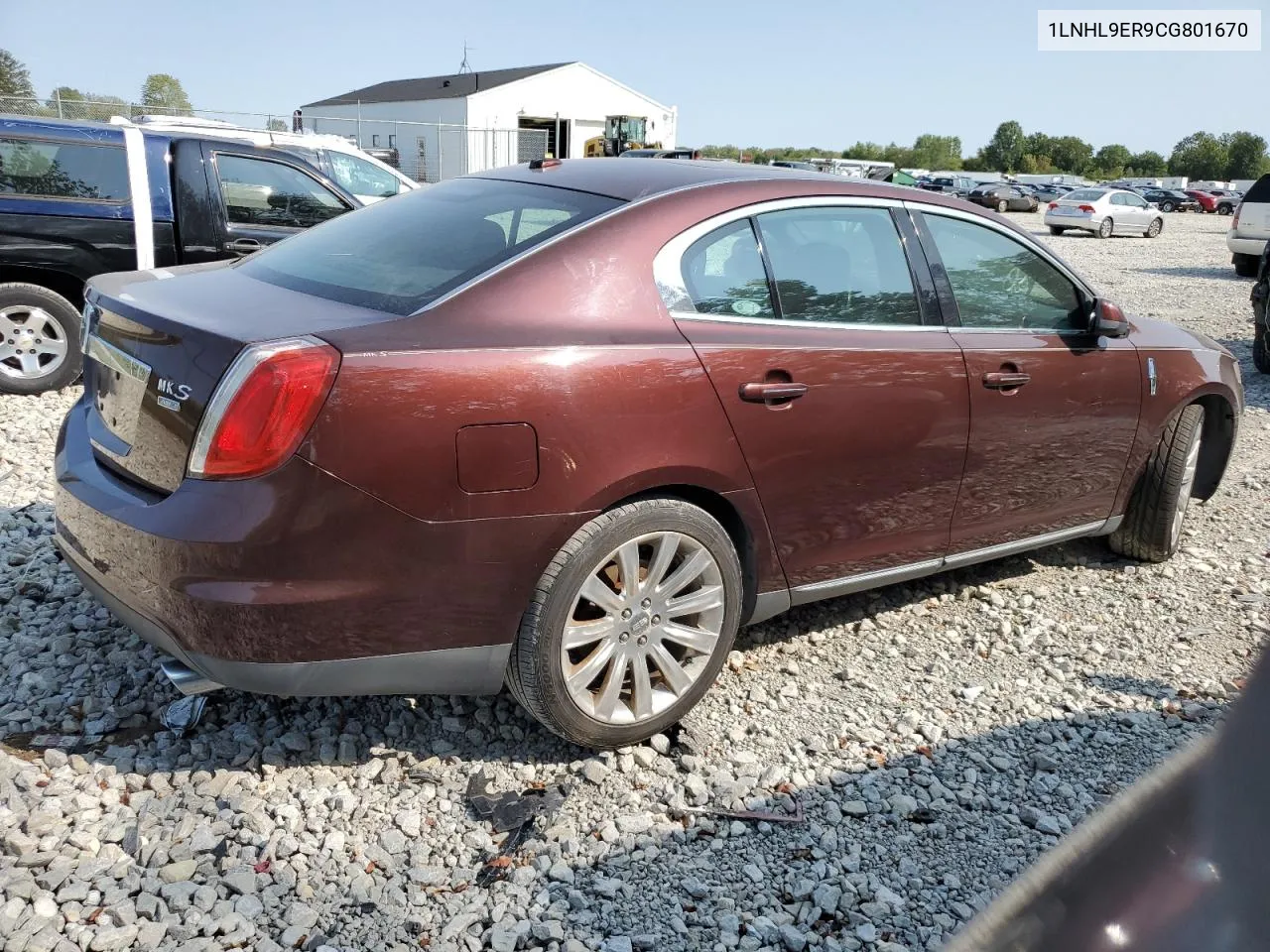 2012 Lincoln Mks VIN: 1LNHL9ER9CG801670 Lot: 70693514