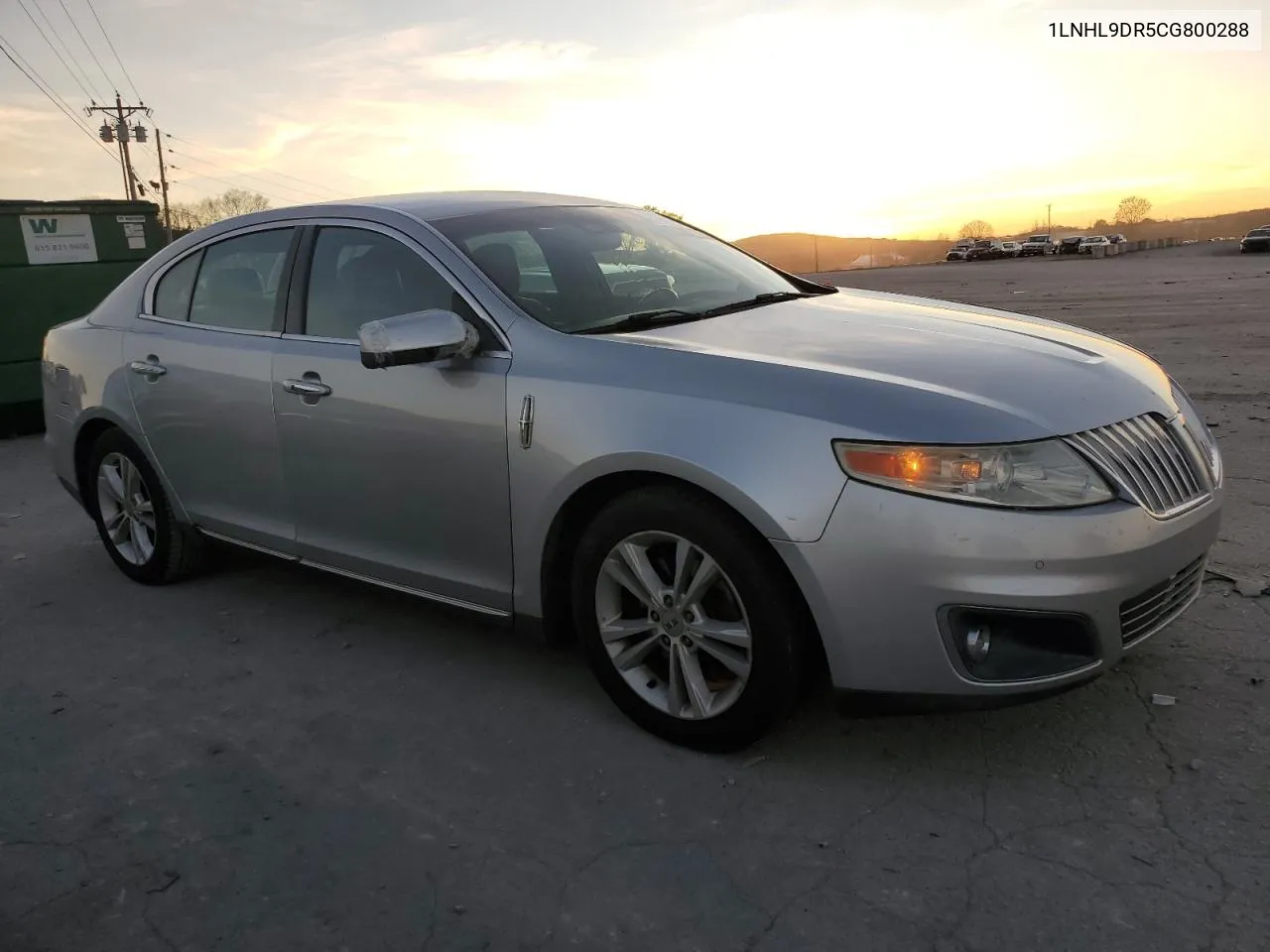 2012 Lincoln Mks VIN: 1LNHL9DR5CG800288 Lot: 80510034