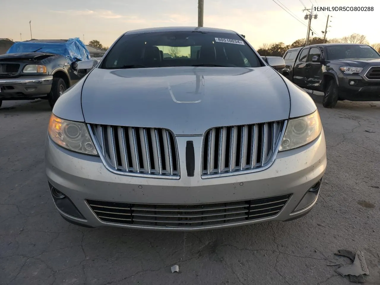 2012 Lincoln Mks VIN: 1LNHL9DR5CG800288 Lot: 80510034