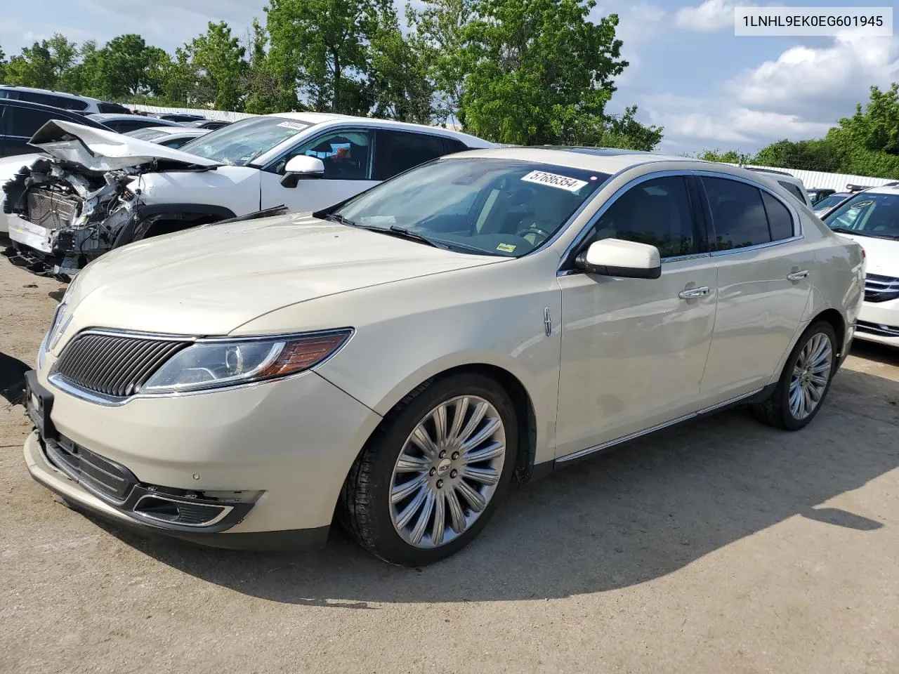 2014 Lincoln Mks VIN: 1LNHL9EK0EG601945 Lot: 57686354