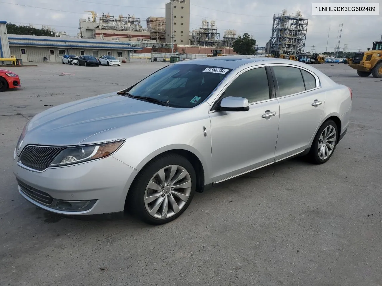 2014 Lincoln Mks VIN: 1LNHL9DK3EG602489 Lot: 71866034