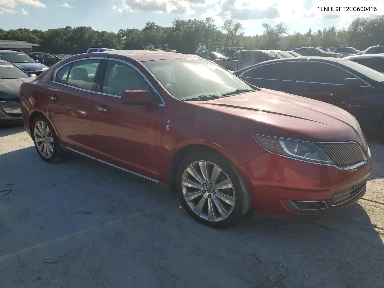 2014 Lincoln Mks VIN: 1LNHL9FT2EG600416 Lot: 72631864