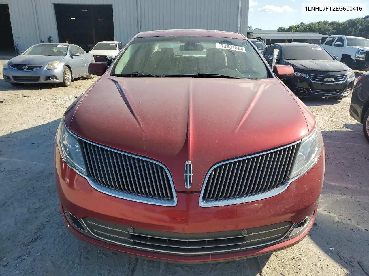 2014 Lincoln Mks VIN: 1LNHL9FT2EG600416 Lot: 72631864