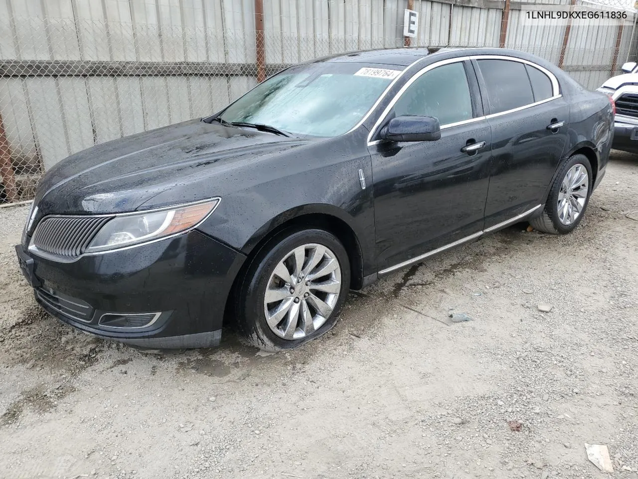 2014 Lincoln Mks VIN: 1LNHL9DKXEG611836 Lot: 78199764