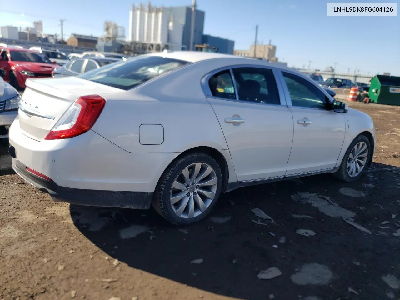 2015 Lincoln Mks VIN: 1LNHL9DK8FG604126 Lot: 49510324