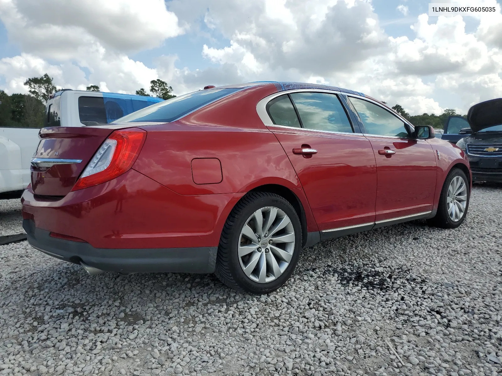 2015 Lincoln Mks VIN: 1LNHL9DKXFG605035 Lot: 66084904