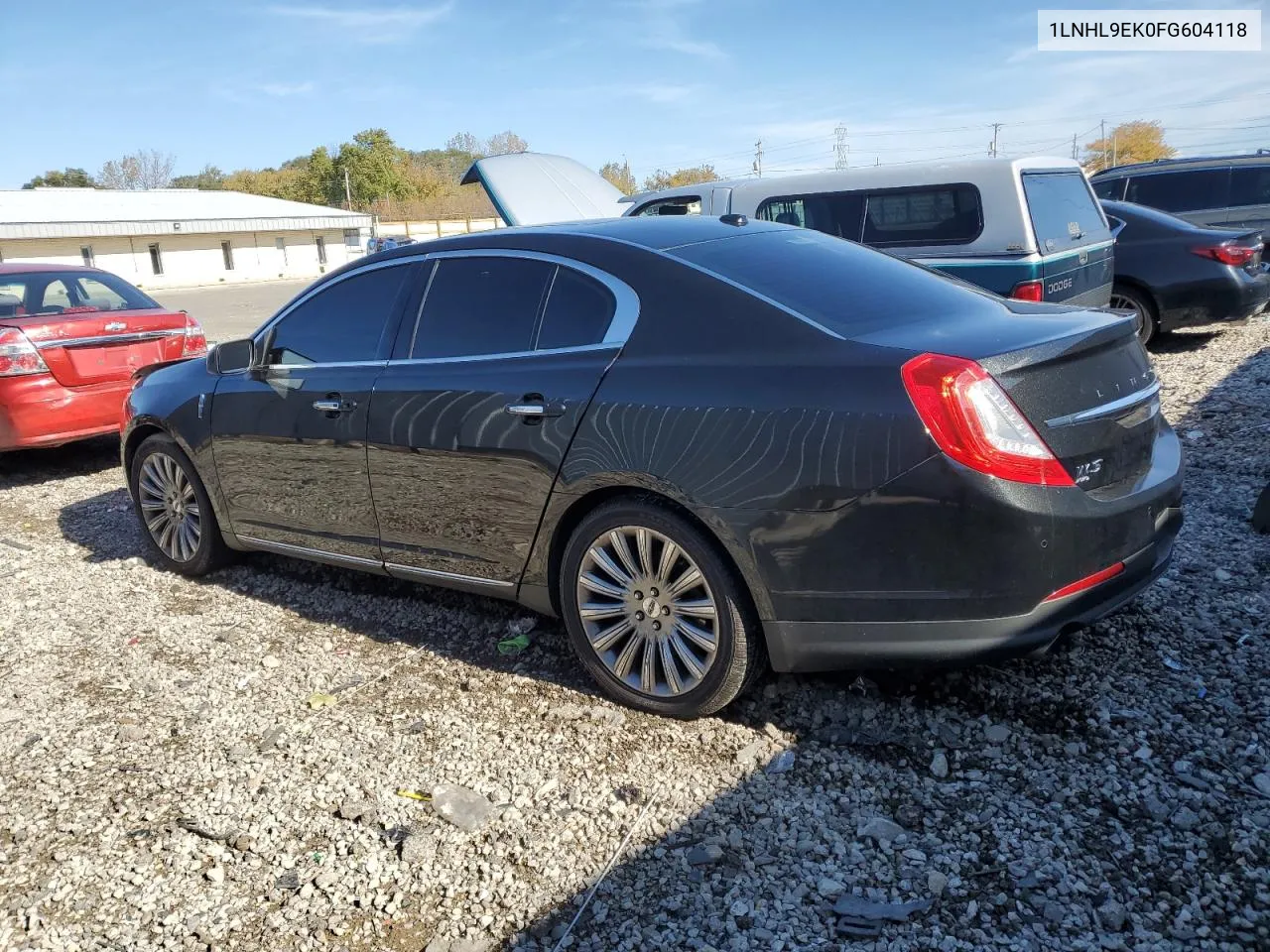 2015 Lincoln Mks VIN: 1LNHL9EK0FG604118 Lot: 77801174