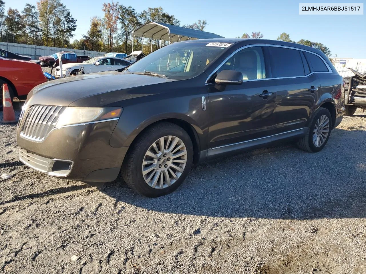 2011 Lincoln Mkt VIN: 2LMHJ5AR6BBJ51517 Lot: 76297924