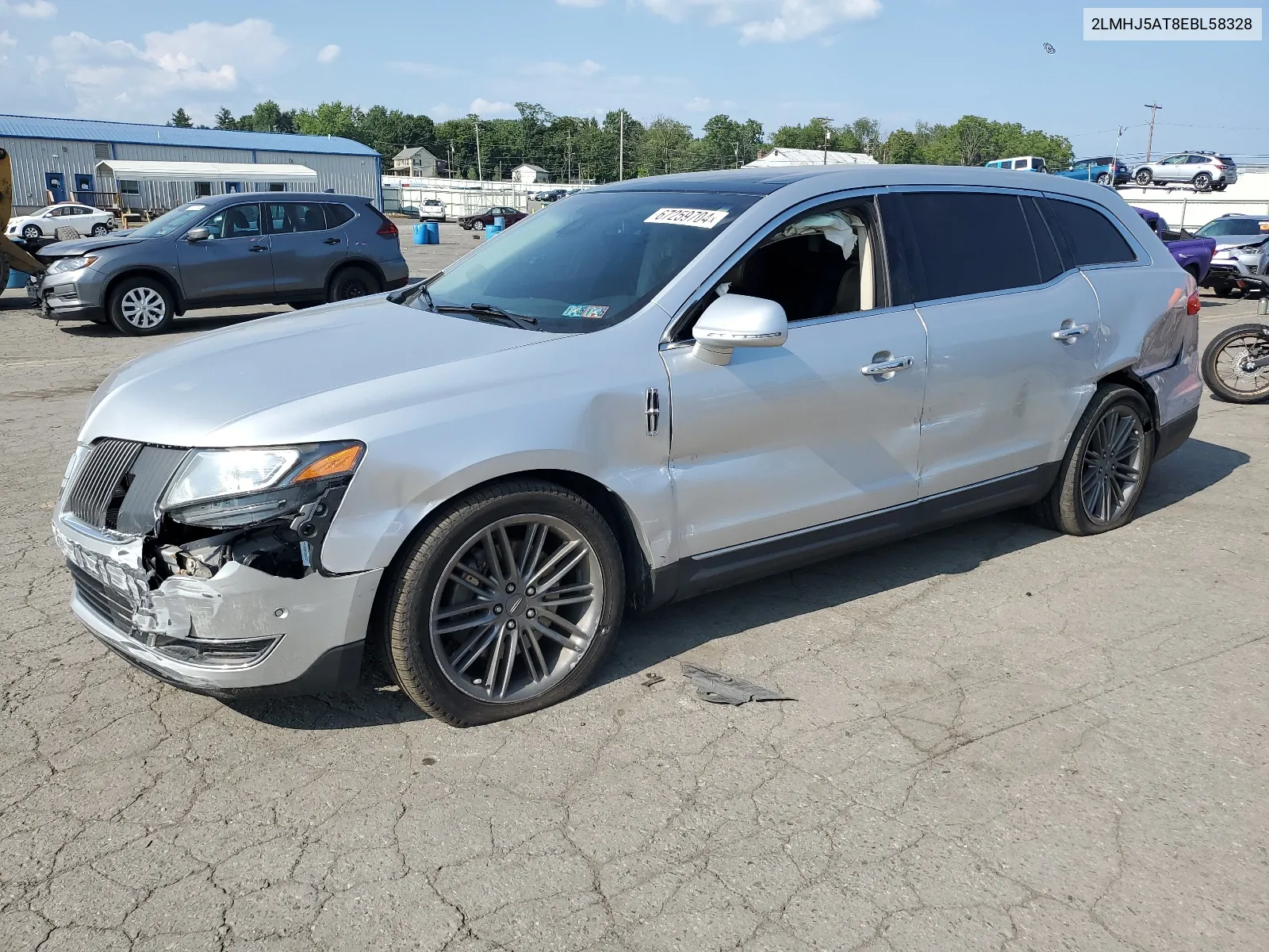 2014 Lincoln Mkt VIN: 2LMHJ5AT8EBL58328 Lot: 67259704