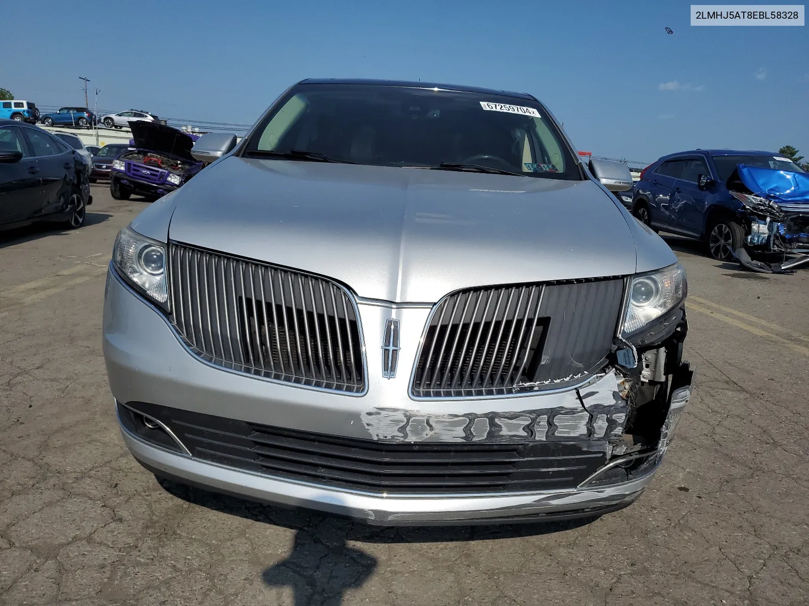 2014 Lincoln Mkt VIN: 2LMHJ5AT8EBL58328 Lot: 67259704