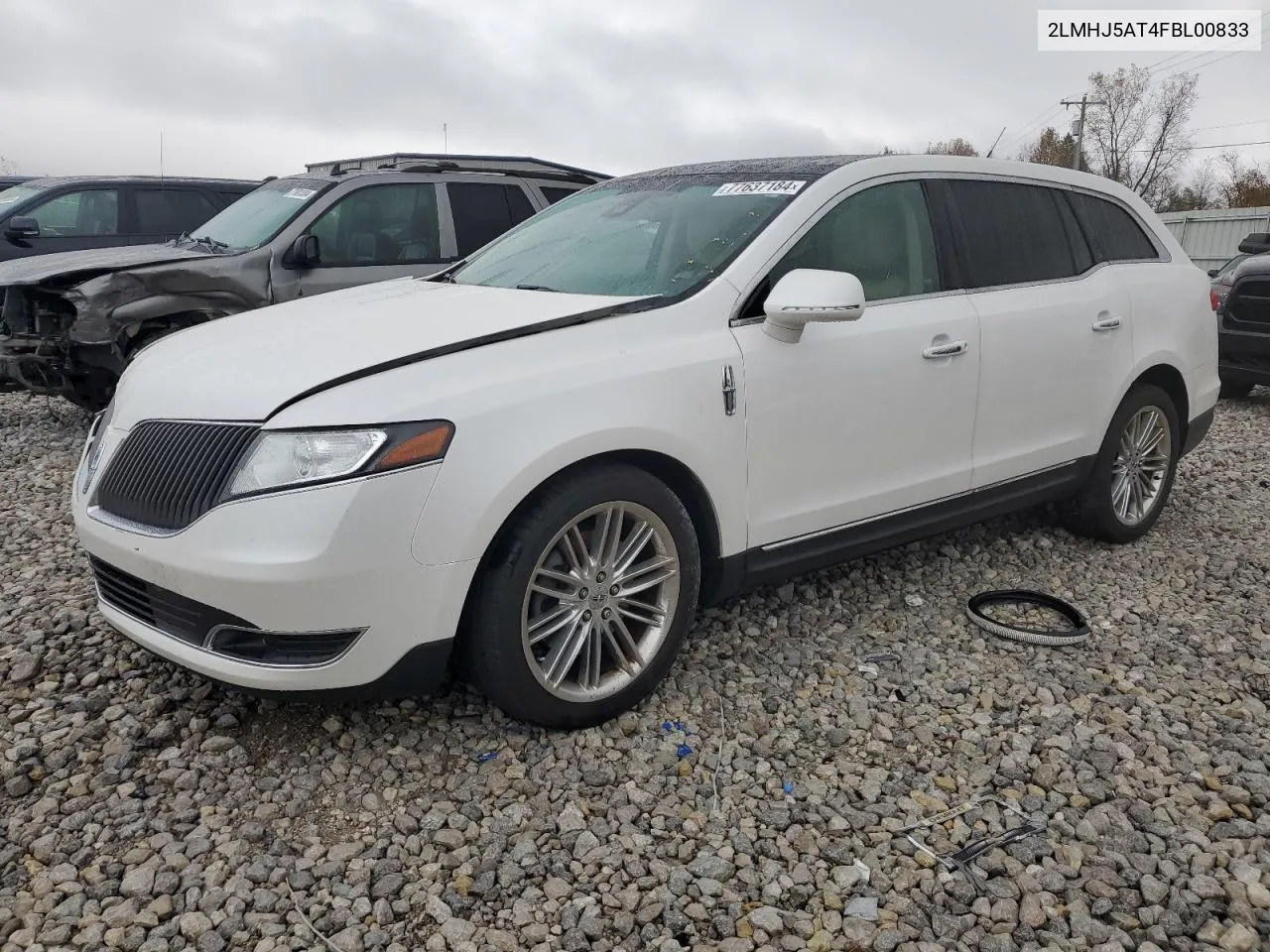 2015 Lincoln Mkt VIN: 2LMHJ5AT4FBL00833 Lot: 77637184