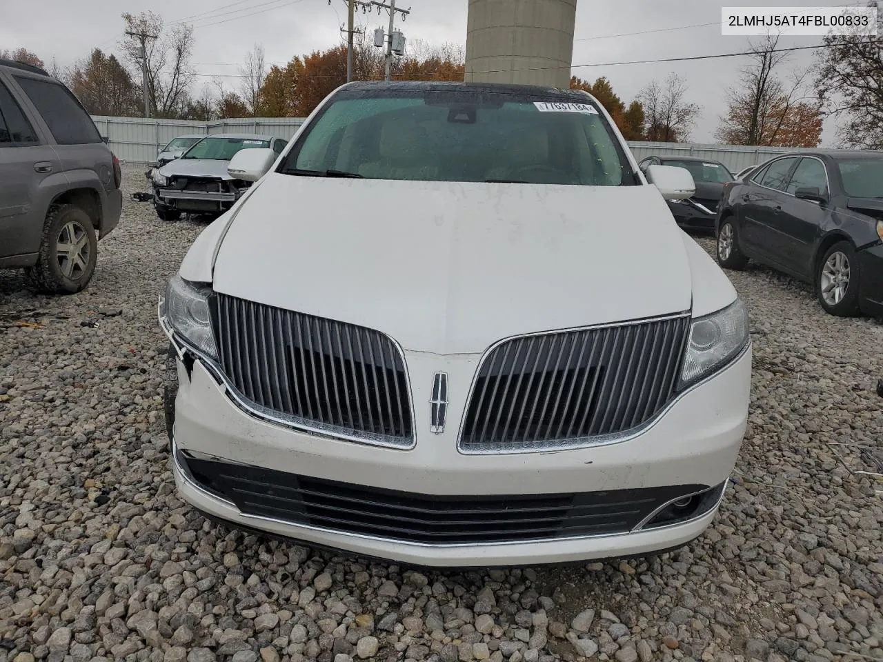 2015 Lincoln Mkt VIN: 2LMHJ5AT4FBL00833 Lot: 77637184