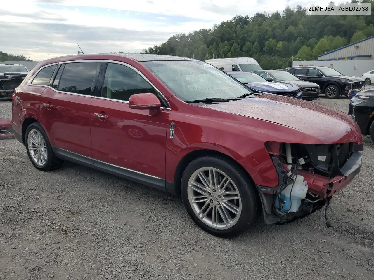 2016 Lincoln Mkt VIN: 2LMHJ5AT7GBL02738 Lot: 77147284