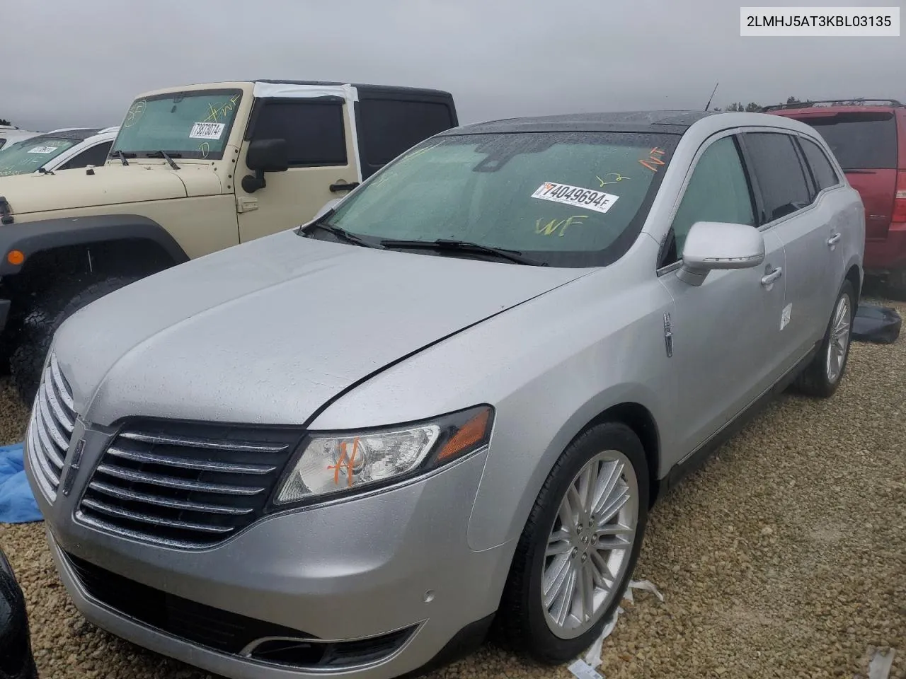 2019 Lincoln Mkt VIN: 2LMHJ5AT3KBL03135 Lot: 74049694