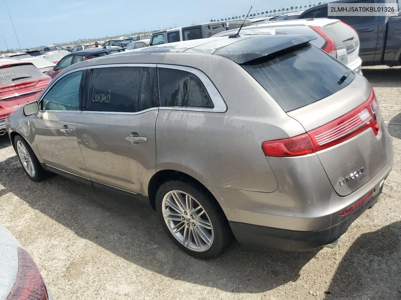 2019 Lincoln Mkt VIN: 2LMHJ5AT0KBL01326 Lot: 79970074