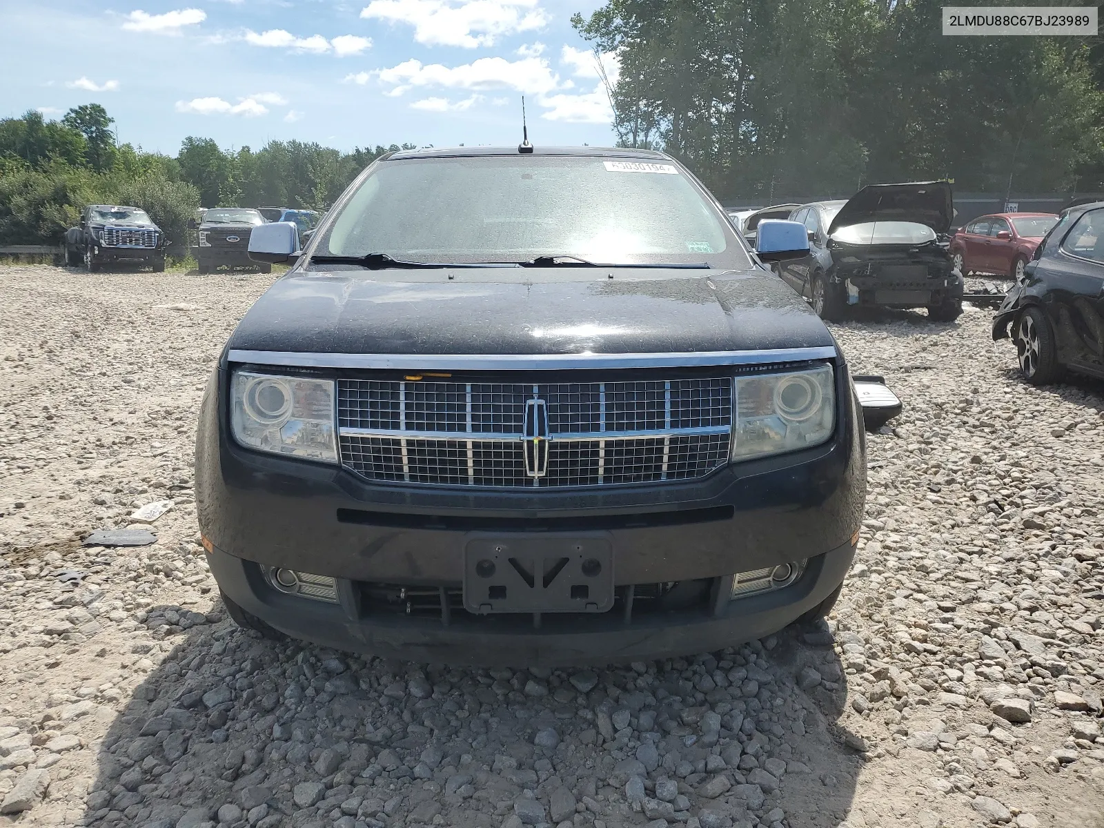 2007 Lincoln Mkx VIN: 2LMDU88C67BJ23989 Lot: 63030194