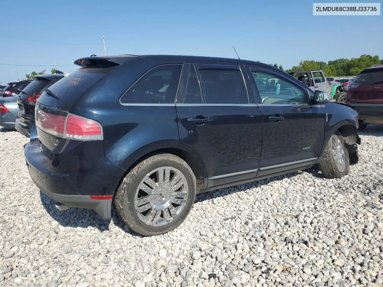 2008 Lincoln Mkx VIN: 2LMDU88C38BJ33736 Lot: 64548734