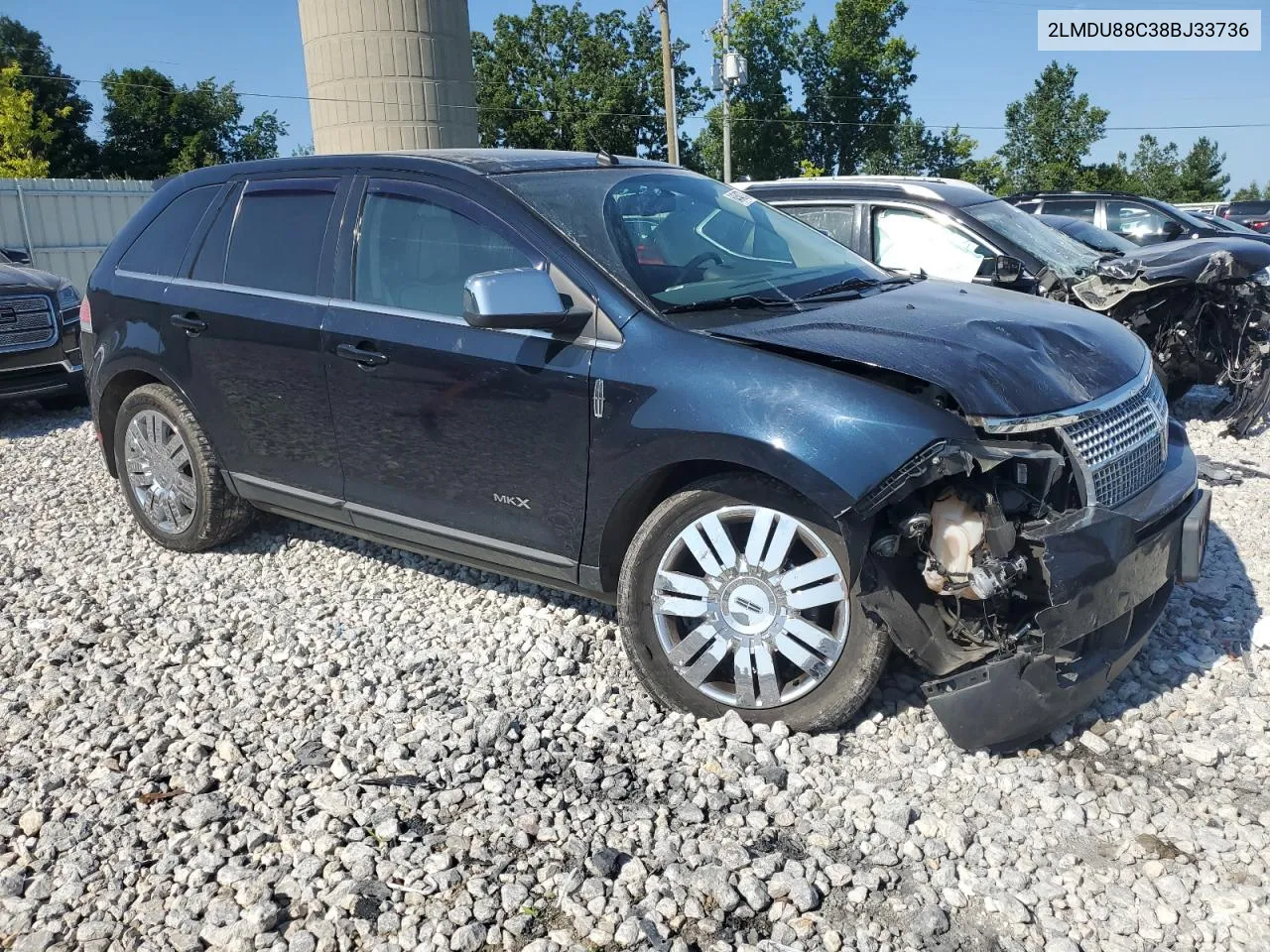 2008 Lincoln Mkx VIN: 2LMDU88C38BJ33736 Lot: 64548734