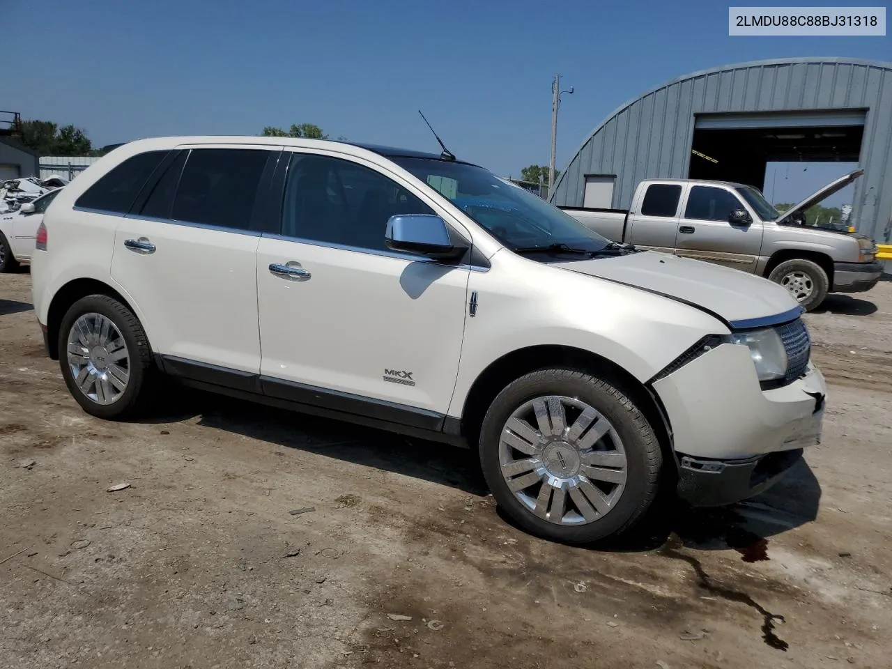 2008 Lincoln Mkx VIN: 2LMDU88C88BJ31318 Lot: 70575124