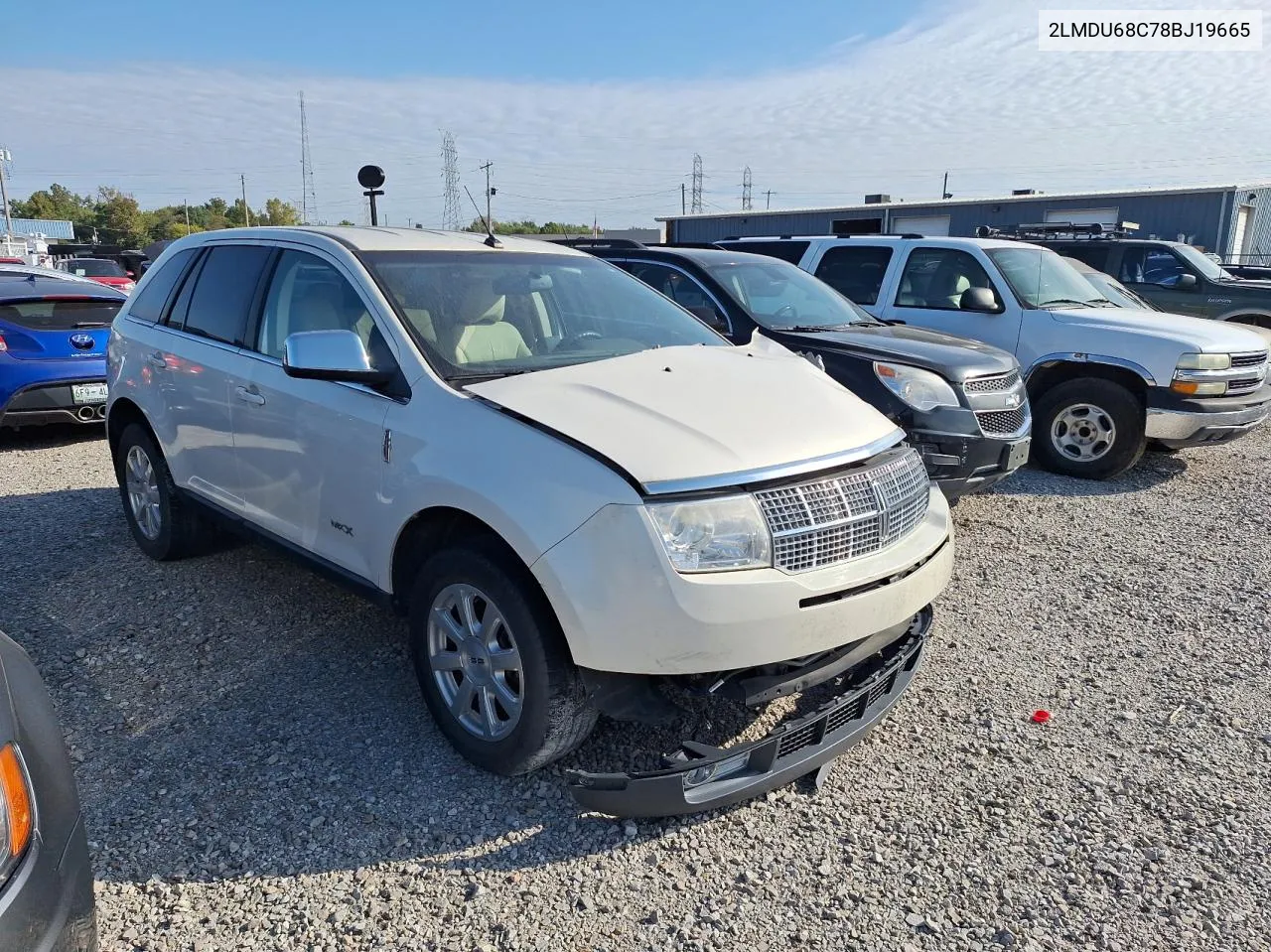 2008 Lincoln Mkx VIN: 2LMDU68C78BJ19665 Lot: 76487264