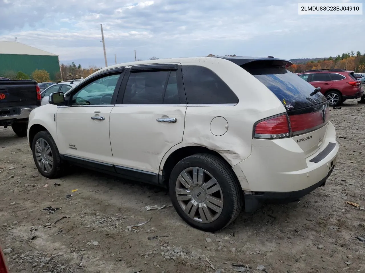 2008 Lincoln Mkx VIN: 2LMDU88C28BJ04910 Lot: 77533324