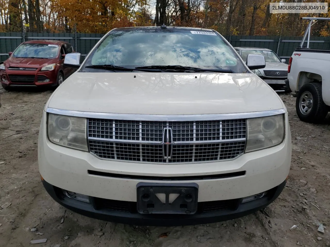 2008 Lincoln Mkx VIN: 2LMDU88C28BJ04910 Lot: 77533324