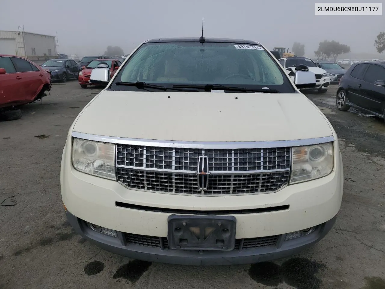 2008 Lincoln Mkx VIN: 2LMDU68C98BJ11177 Lot: 80762414