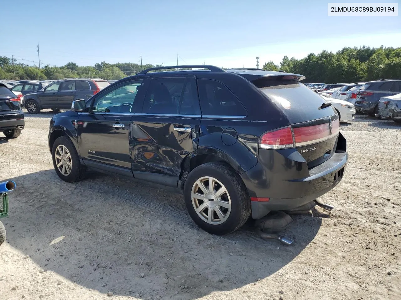 2009 Lincoln Mkx VIN: 2LMDU68C89BJ09194 Lot: 69753904