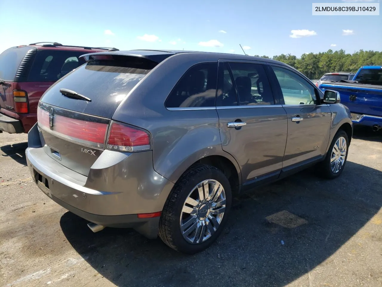 2009 Lincoln Mkx VIN: 2LMDU68C39BJ10429 Lot: 72769134