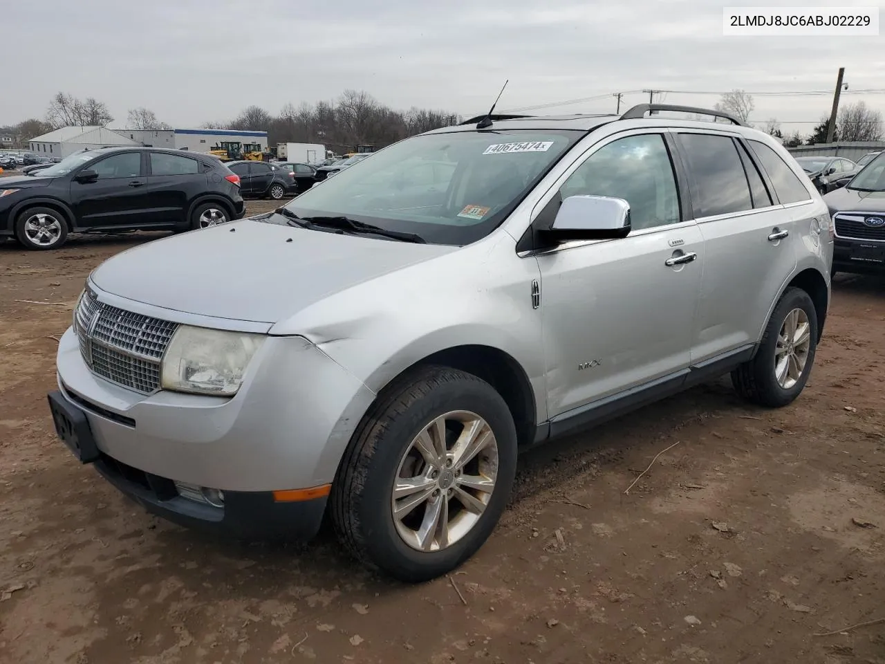 2010 Lincoln Mkx VIN: 2LMDJ8JC6ABJ02229 Lot: 40675474