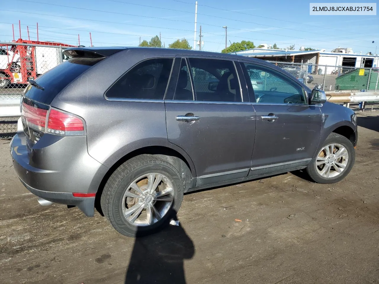 2010 Lincoln Mkx VIN: 2LMDJ8JCXABJ21754 Lot: 73025414