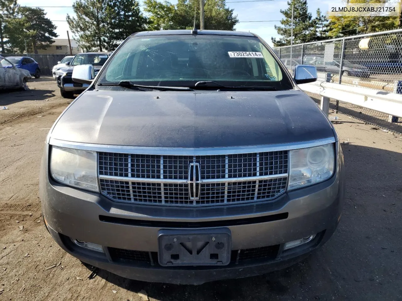 2010 Lincoln Mkx VIN: 2LMDJ8JCXABJ21754 Lot: 73025414