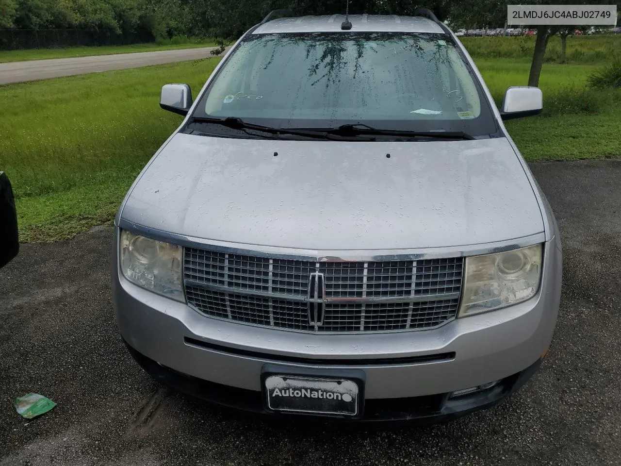 2010 Lincoln Mkx VIN: 2LMDJ6JC4ABJ02749 Lot: 74438004