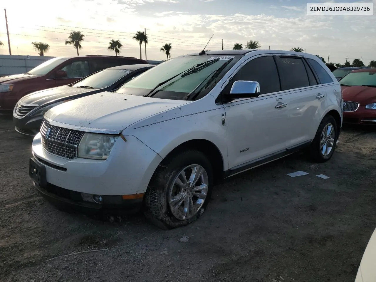 2010 Lincoln Mkx VIN: 2LMDJ6JC9ABJ29736 Lot: 74673764