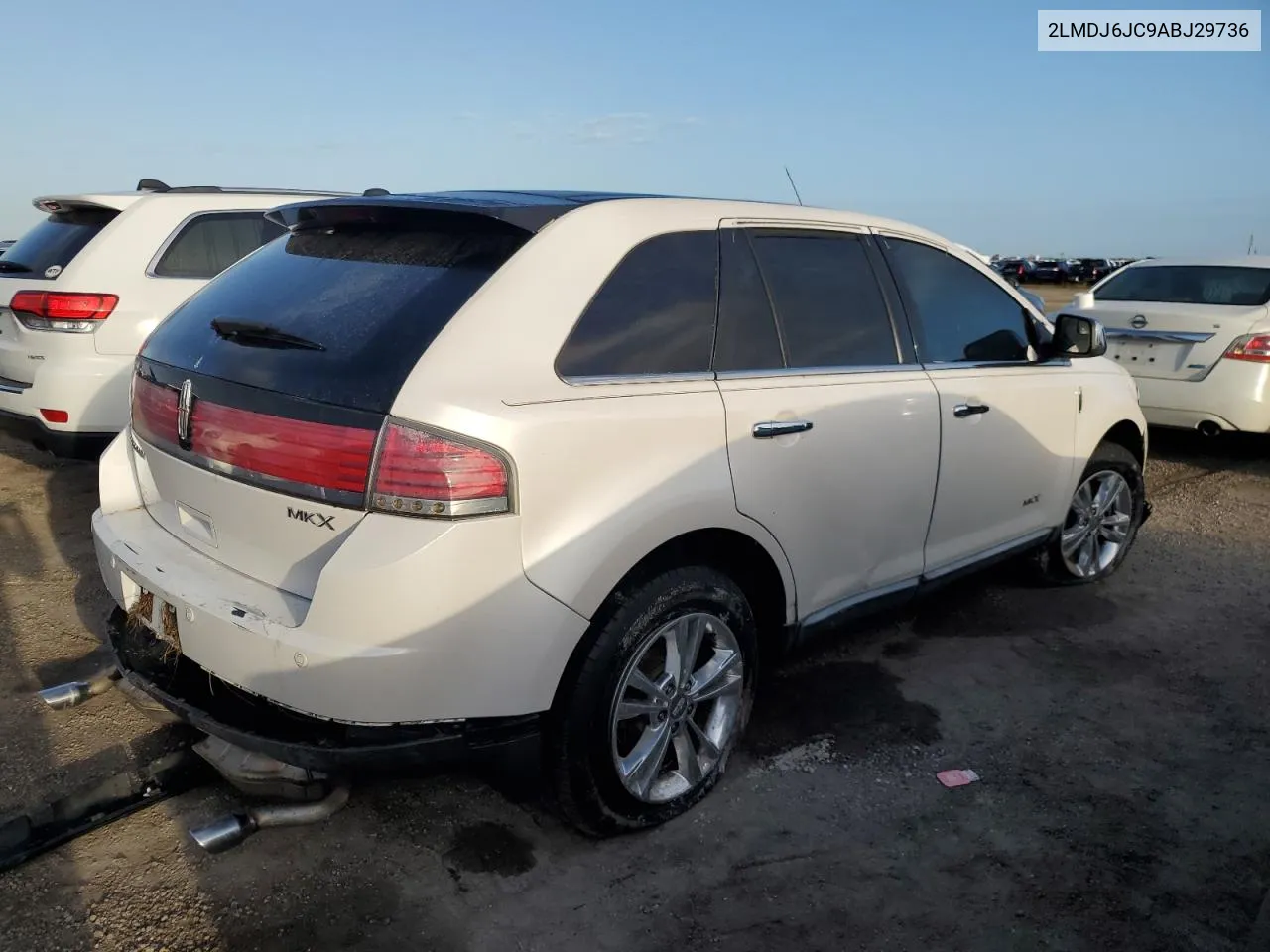 2010 Lincoln Mkx VIN: 2LMDJ6JC9ABJ29736 Lot: 74673764