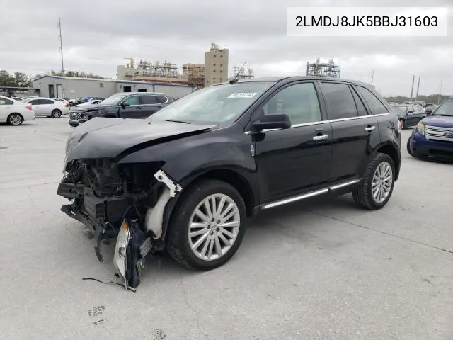 2LMDJ8JK5BBJ31603 2011 Lincoln Mkx