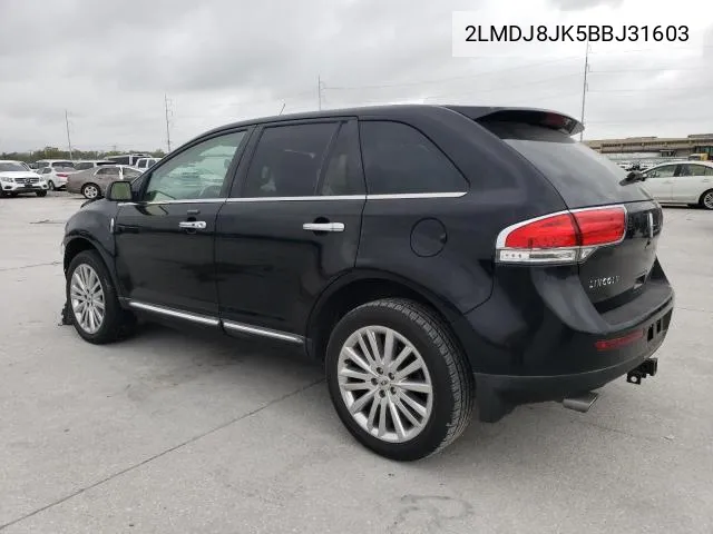 2LMDJ8JK5BBJ31603 2011 Lincoln Mkx