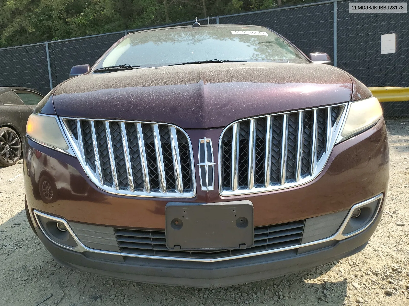 2LMDJ8JK9BBJ23178 2011 Lincoln Mkx