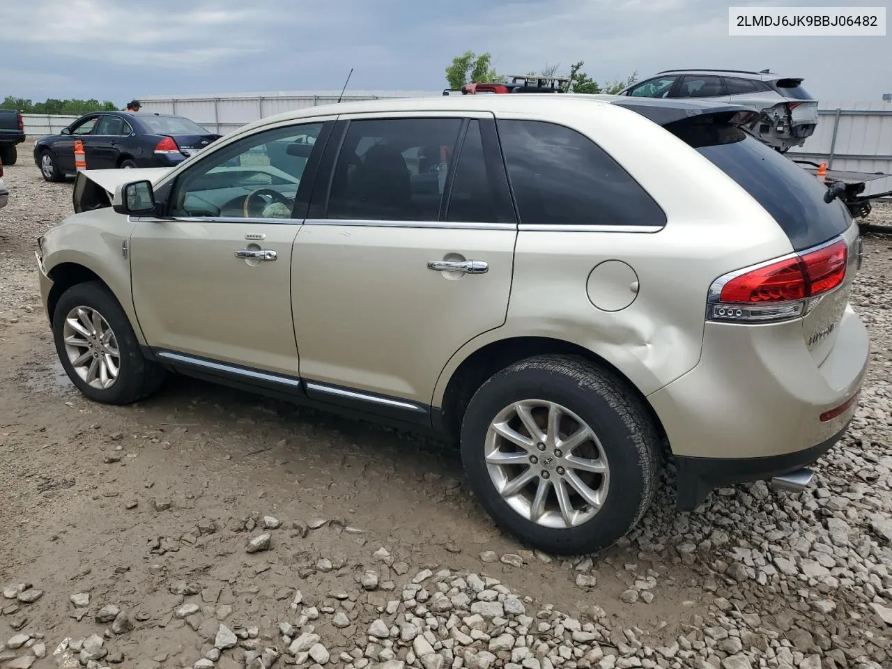 2011 Lincoln Mkx VIN: 2LMDJ6JK9BBJ06482 Lot: 65646724