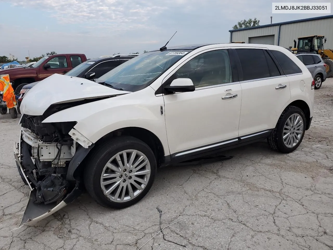 2011 Lincoln Mkx VIN: 2LMDJ8JK2BBJ33051 Lot: 67759364