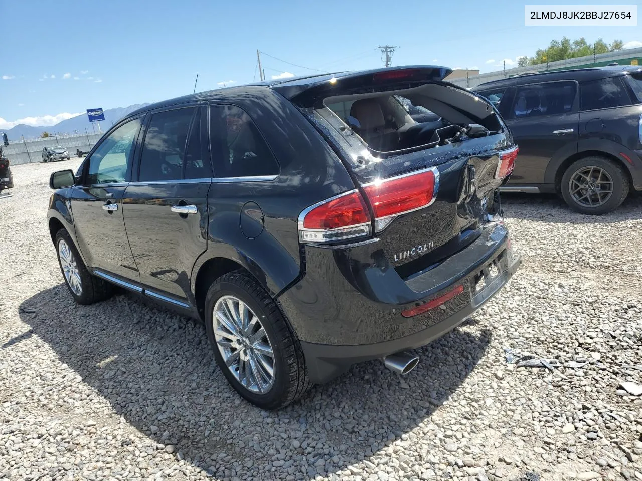 2011 Lincoln Mkx VIN: 2LMDJ8JK2BBJ27654 Lot: 67832704