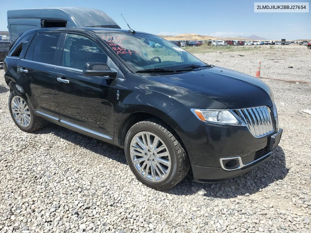 2011 Lincoln Mkx VIN: 2LMDJ8JK2BBJ27654 Lot: 67832704