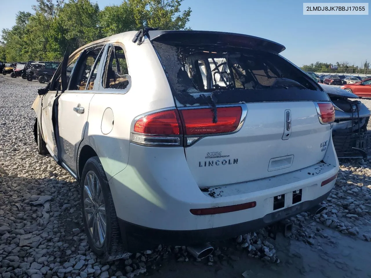 2011 Lincoln Mkx VIN: 2LMDJ8JK7BBJ17055 Lot: 68479334