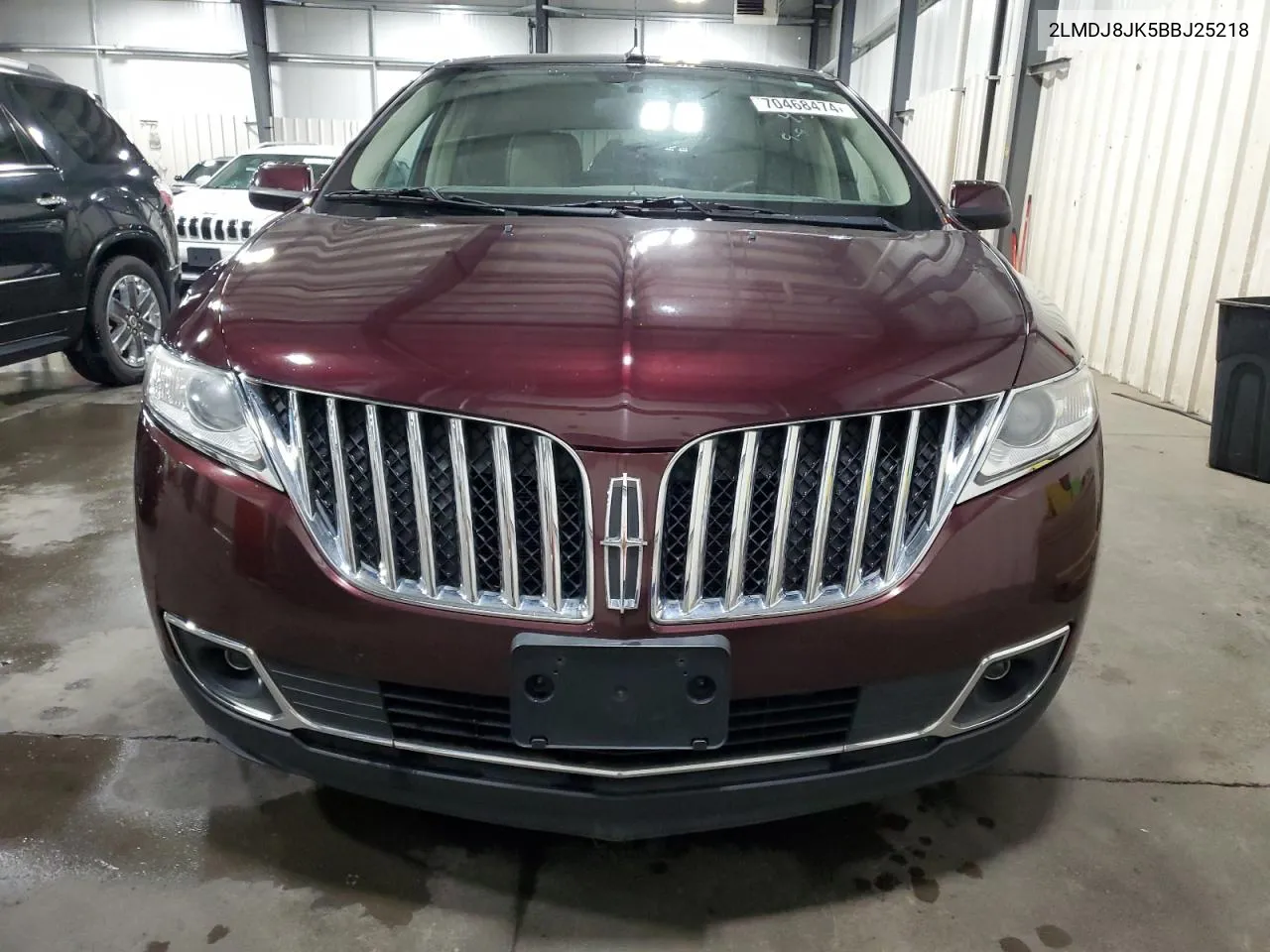 2011 Lincoln Mkx VIN: 2LMDJ8JK5BBJ25218 Lot: 70468474