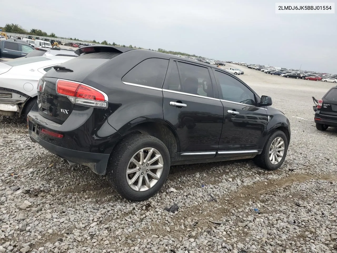 2011 Lincoln Mkx VIN: 2LMDJ6JK5BBJ01554 Lot: 70847034